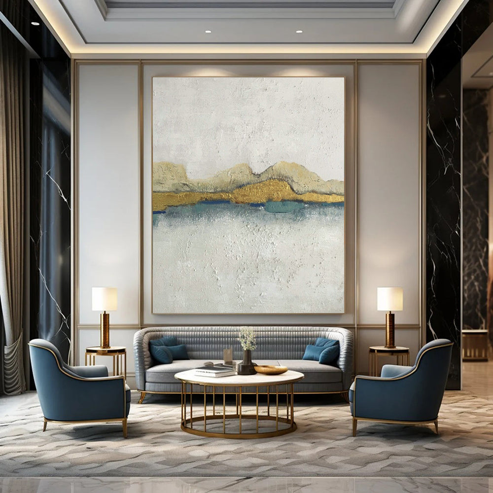 Custom Hand - Painted Abstract Art for Bedroom and Living Room DLZ0627