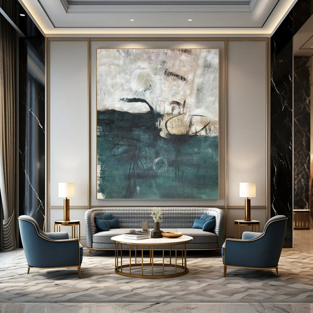 Extra - Vast, 360 - Degree View Custom Abstract Murals for Hallway Immersion DLZ0487