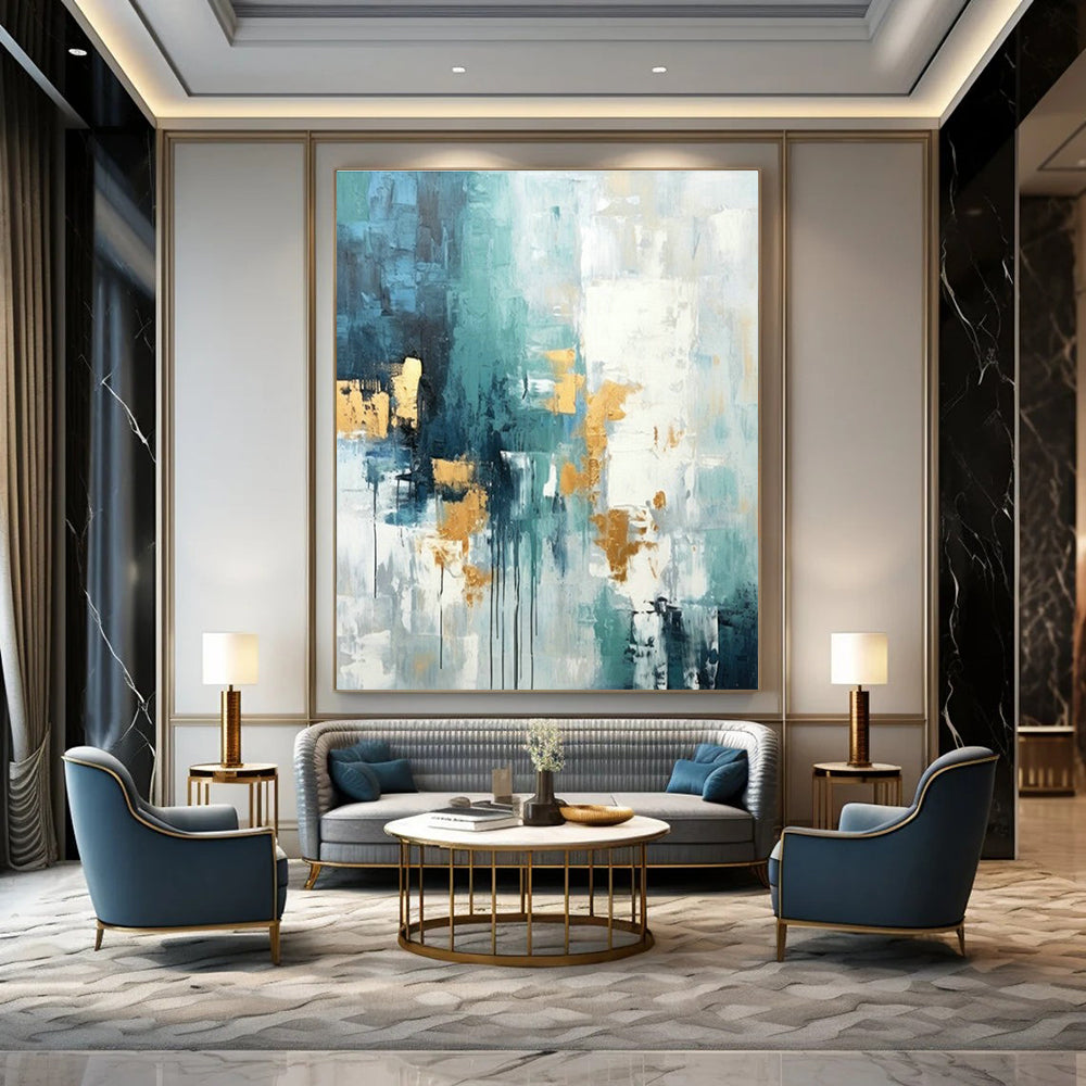 Large Customizable Handmade Abstract Wall Decor for Living Room Console Table Back Wall and Bedroom Dresser Mirror Wall DLZ1936