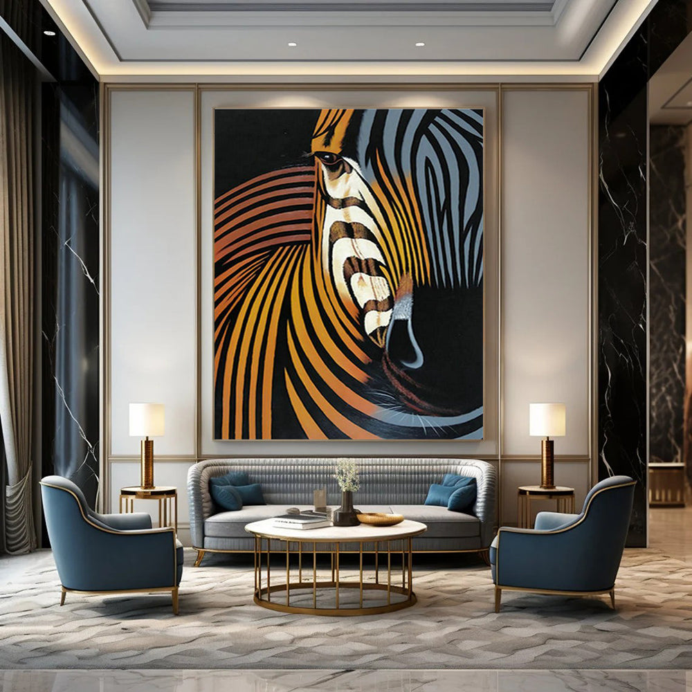 Oversized Custom - Created Hand Painted Abstract Wall Decor for Living Room and Bedroom DLZ2147