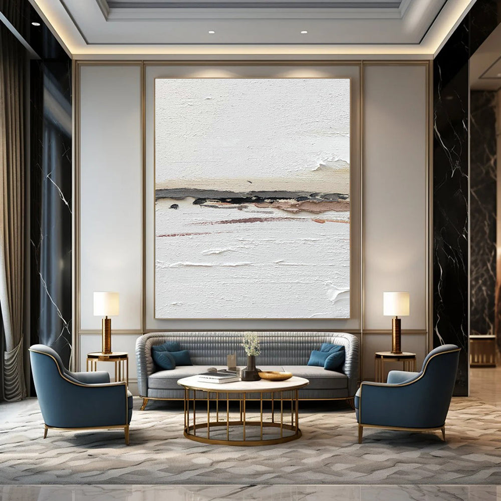 Oversized Handmade Abstract Canvas for Bedroom & Office Corridor DLZ2364