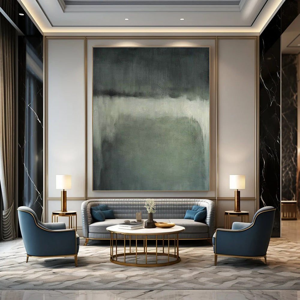 Handmade Abstract Wall Art for Cottage Bedroom and Living Room DLZ1474