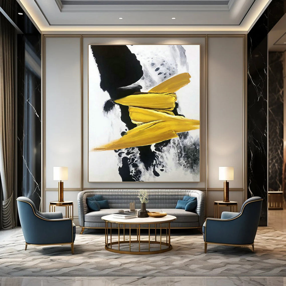 Tremendous, Noise - Canceling Custom Hand - Painted Abstracts for Dining Room Peace DLZ0481