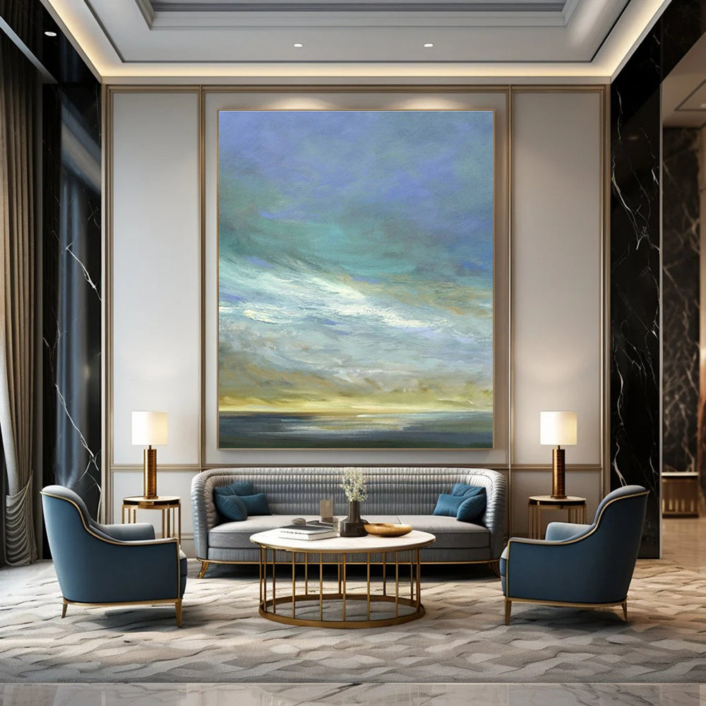 Handmade Abstract Oil Painting, Elevating the Style of Bedroom and Dining Room DLZ0961