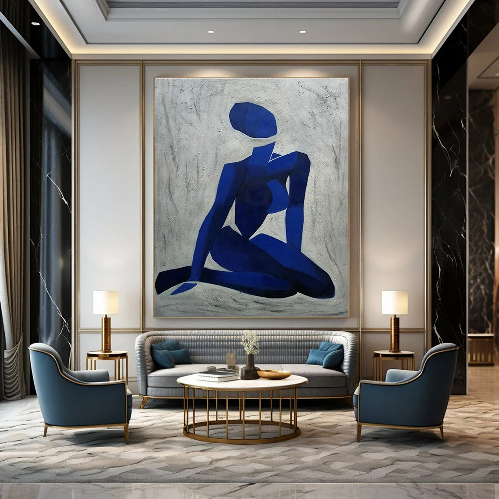 Enormous Custom - Fit Abstract Painting for Bedroom & Entryway DLZ2270