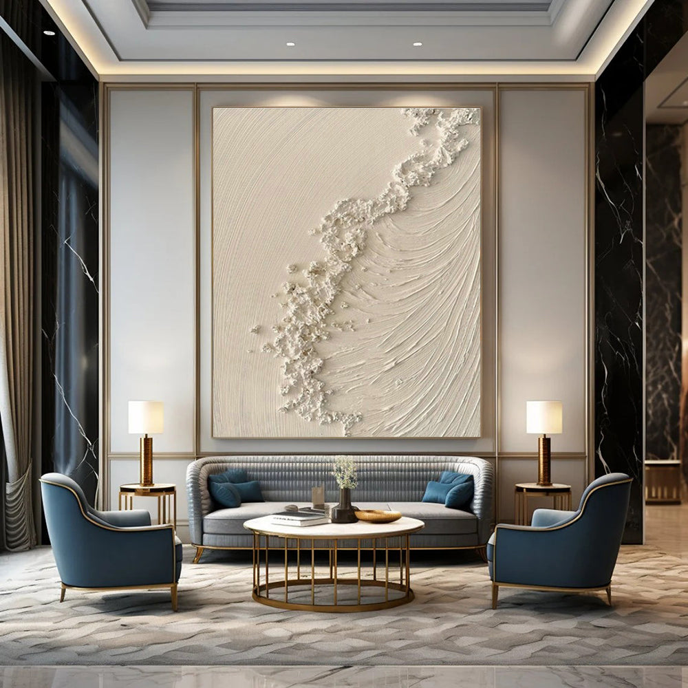 Hand-Crafted Abstract Wall Decor for Cottage Office and Living Room DLZ1526
