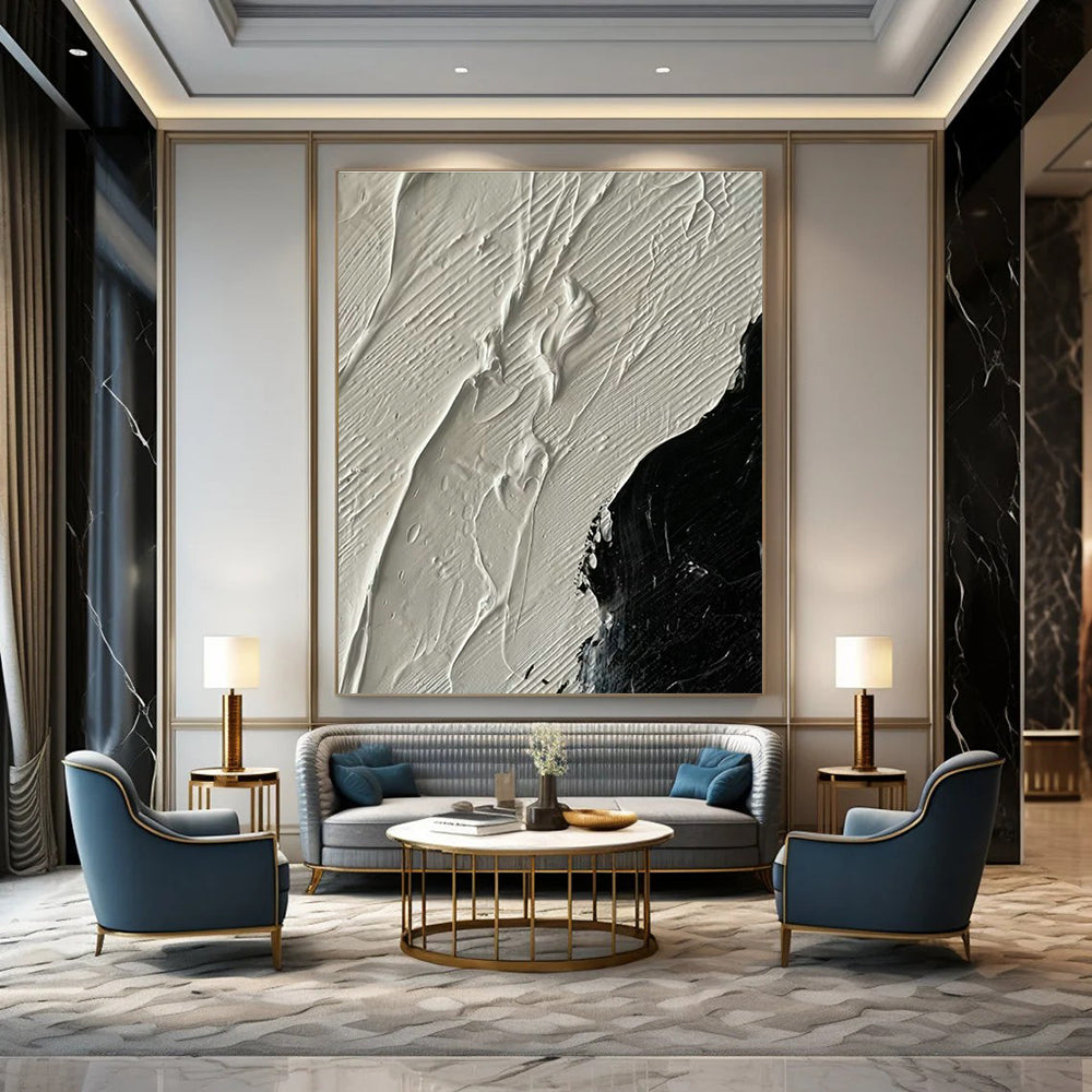 Handmade Abstract Wall Art for Living Room & Cottage Bedroom DLZ1335
