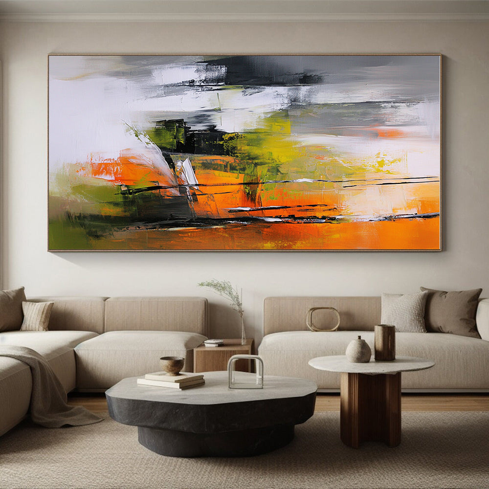 Colorful Forest Abstract Painting with Vivid Impressions GER808