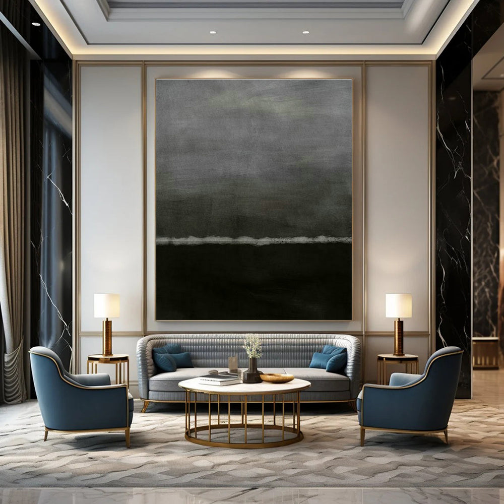 Immensely Sized Custom Abstract Painting for Living Room & Bedroom DLZ1209