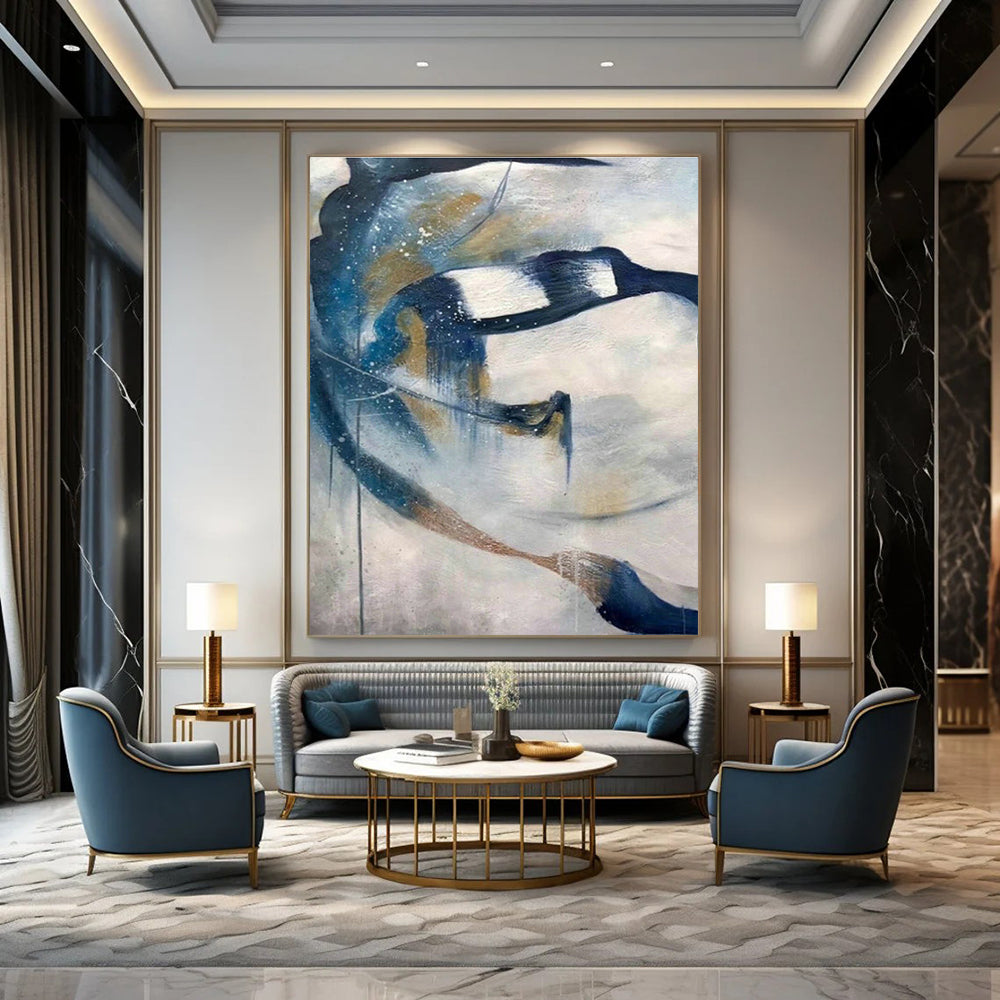 Mega - Giant, Interactive - Soundscape Custom Abstract Canvases for Bedroom Relaxation DLZ0490