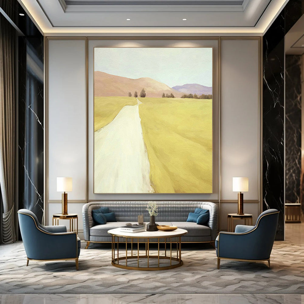 Hand-painted oversized abstract wall decor for living rooms and bedrooms DLZ1422