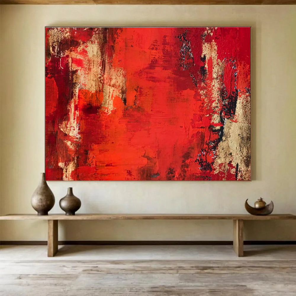 Oversized Custom Hand-Painted Abstract Art for Office DLZ2680