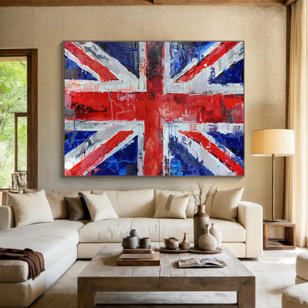 Custom-Made Casino Large Abstract Hand Painting