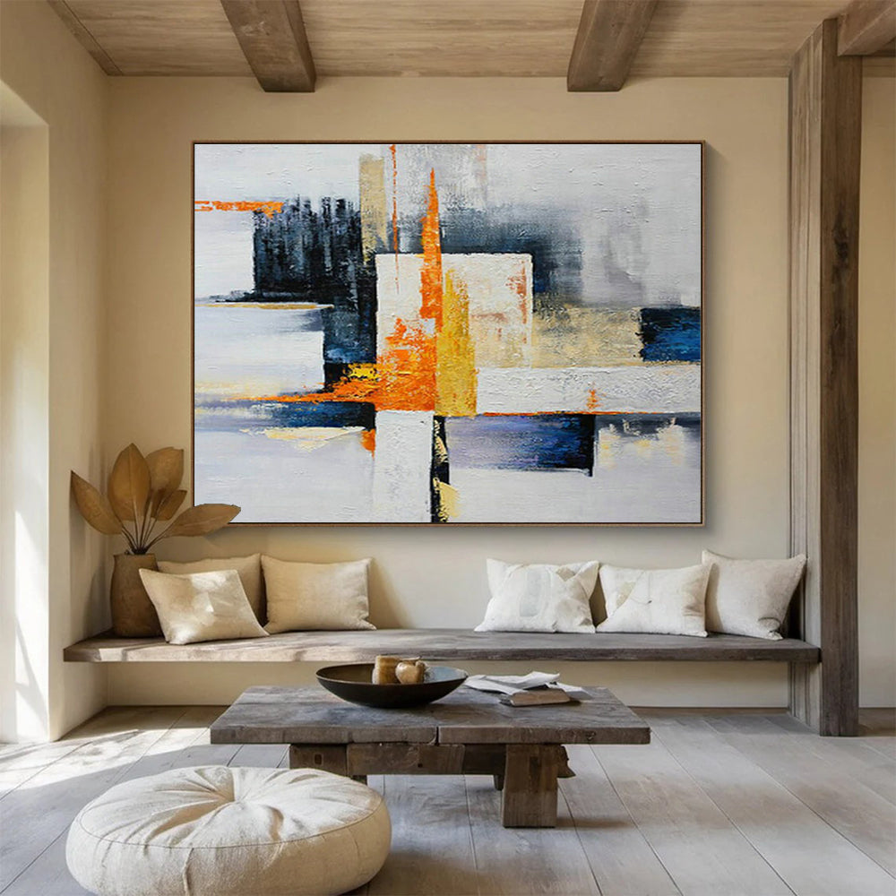 Customizable Underwater Mineral Processing Plant Abstract Hand Painting DLZ2604