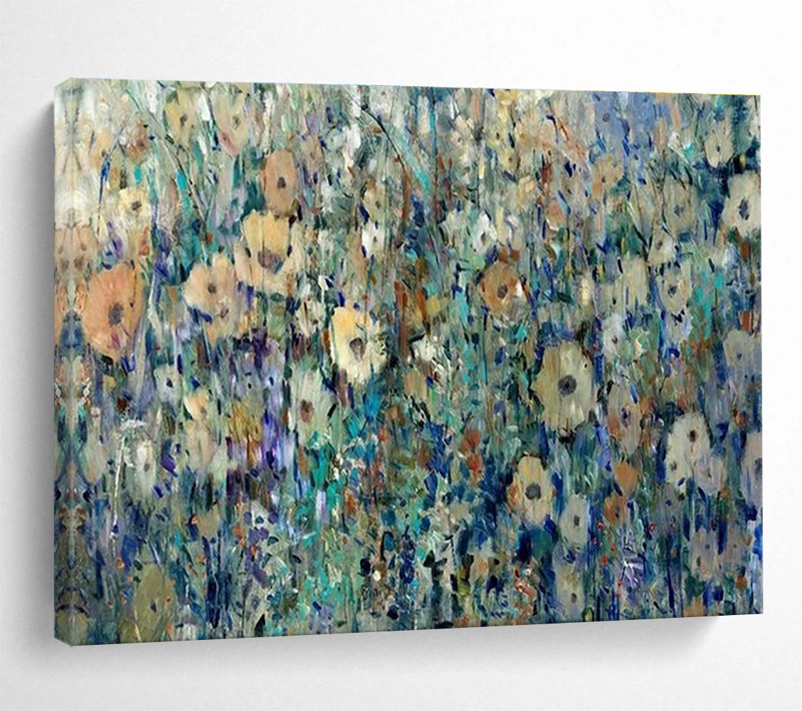 Oversized Custom Hand-Painted Abstract Wall Art for Retail Showrooms DLZ3281