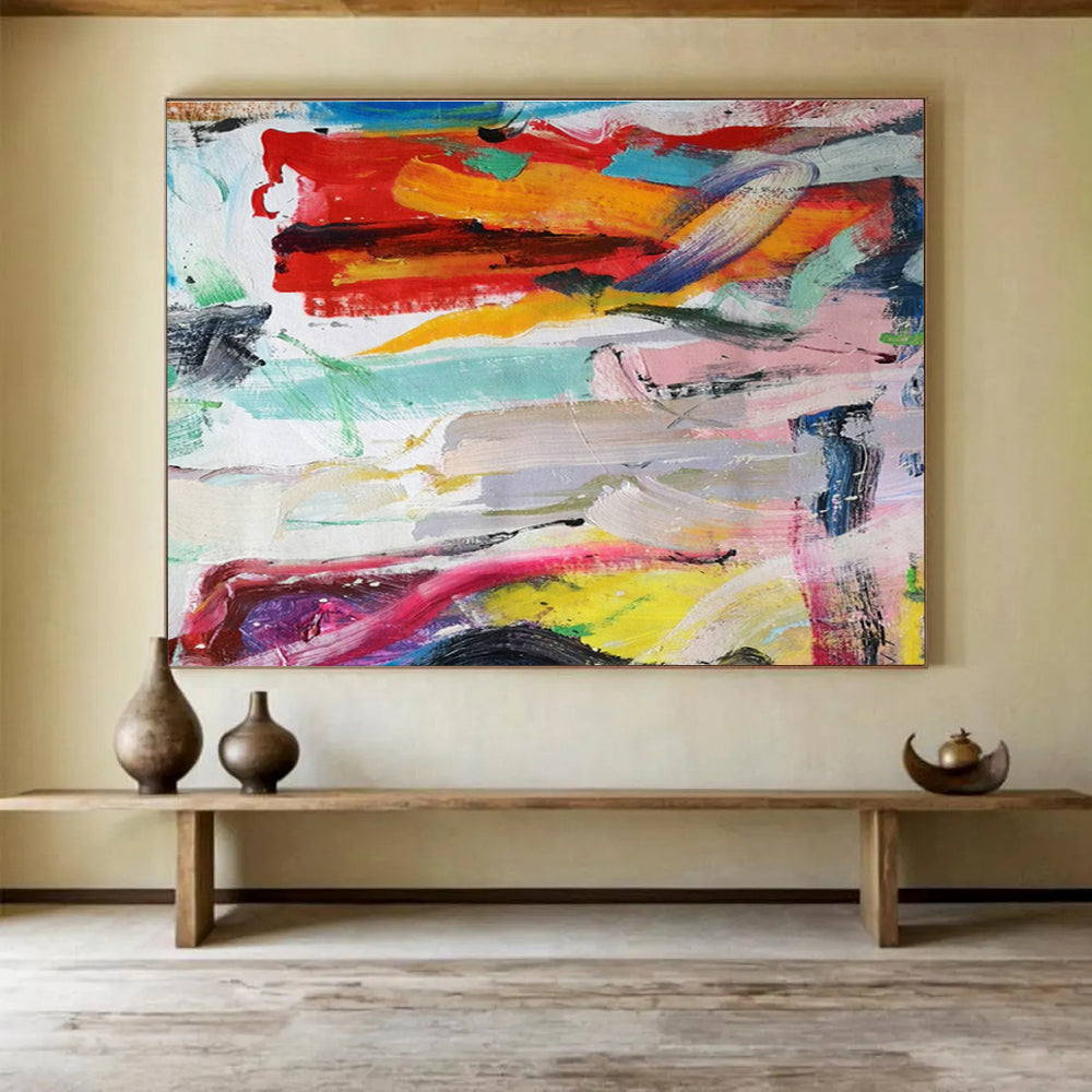 Customized Large Abstract Hand Painting for Museum DLZ2689