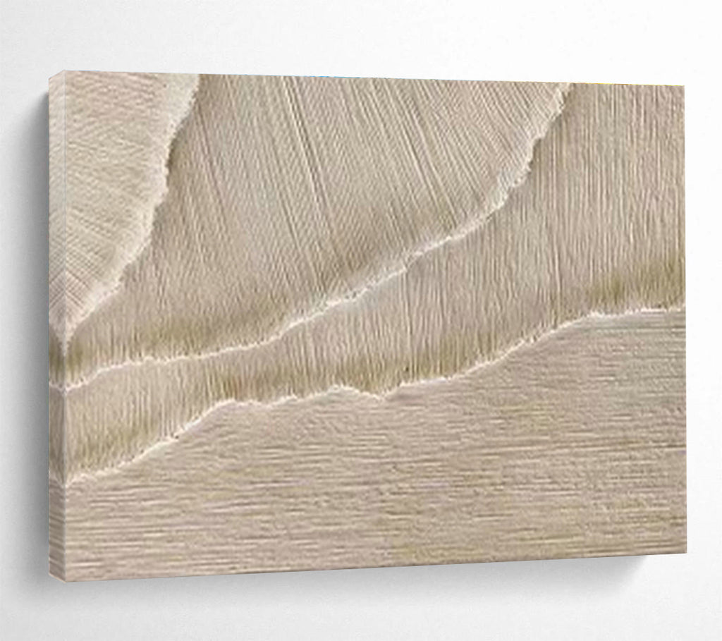 Custom-Made Negotiation Room Oversized Abstract Hand Painting