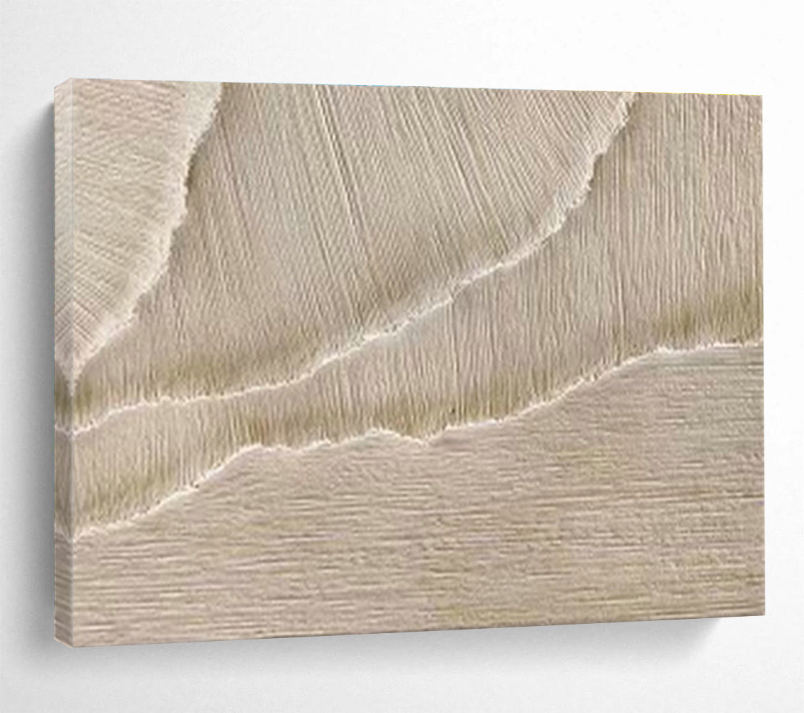 Custom-Made Negotiation Room Oversized Abstract Hand Painting