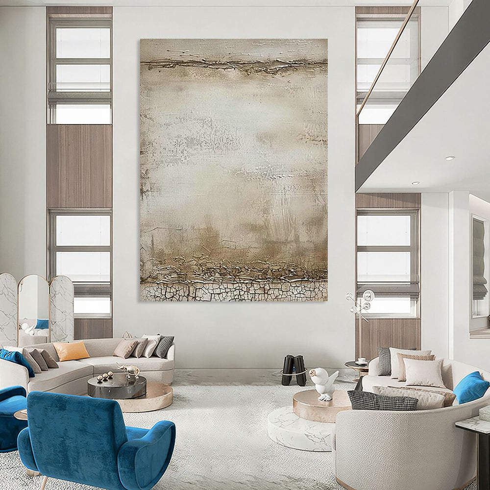 Must-Have for Bedrooms! Large-Scale Custom Hand-Painted Abstract Artwork  DLZ0119