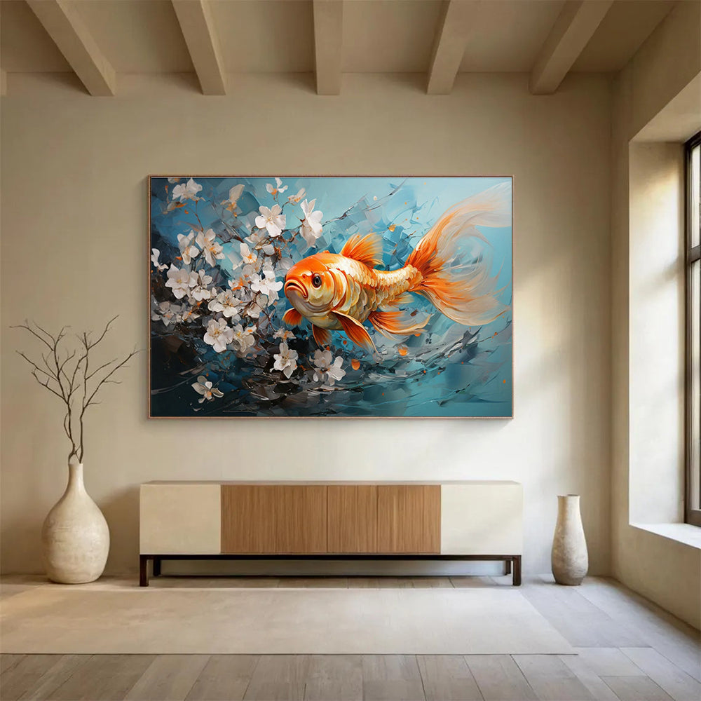 Large Custom Abstract Hand-Painted Art for Urban Vertical Farming Crop Pest Resistance Gene Editing Institute DLZ3148