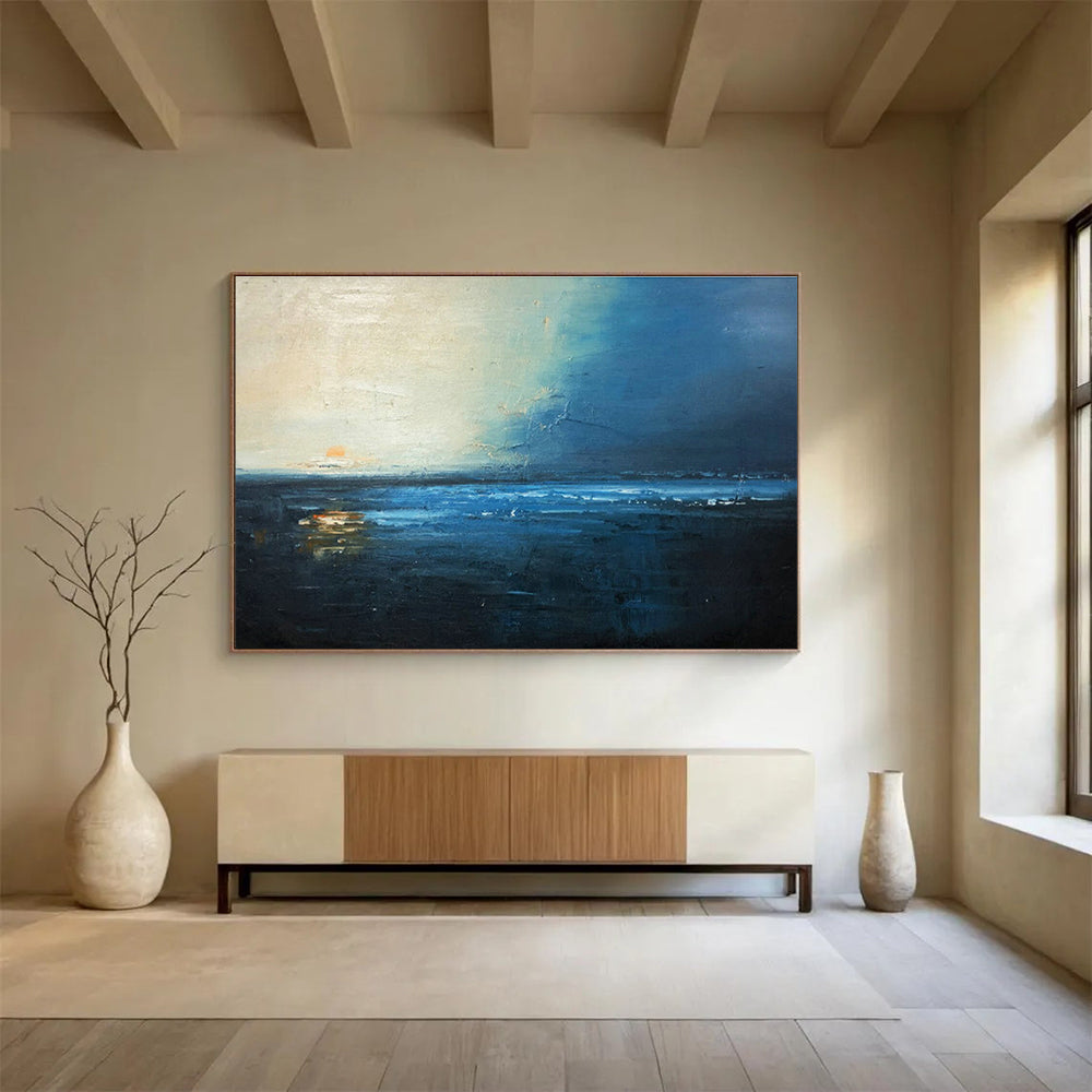 Customized Large-Scale Abstract Hand Painting for Underwater Archaeological Artifact Restoration Workshop DLZ3031