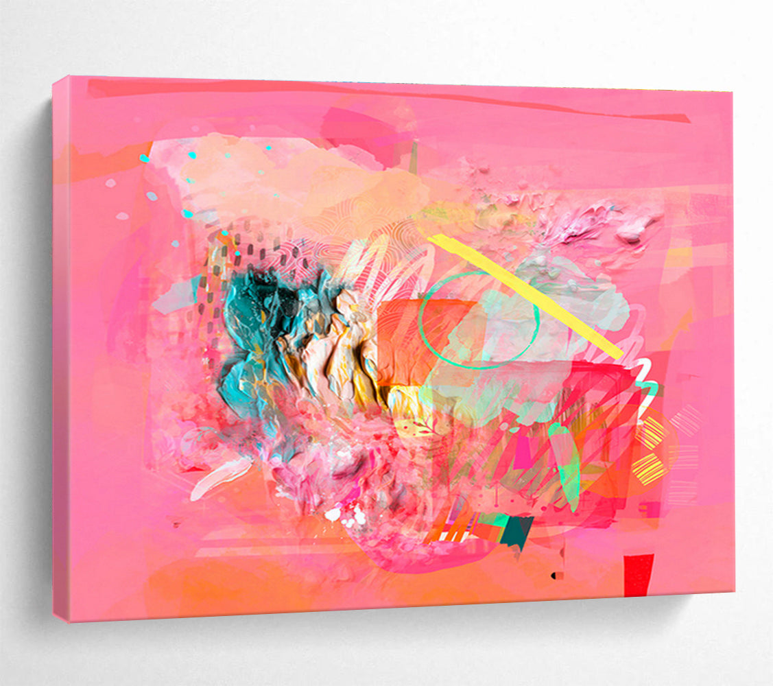 Interactive Magnetic Custom Hand-Painted Abstract Art for Offices and Collaborative Spaces