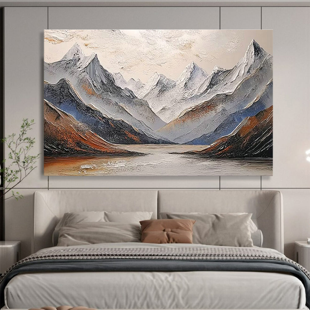 Oversized Custom Hand-Painted Abstract Art for Urban Beekeeping Cooperative Workshop DLZ2840