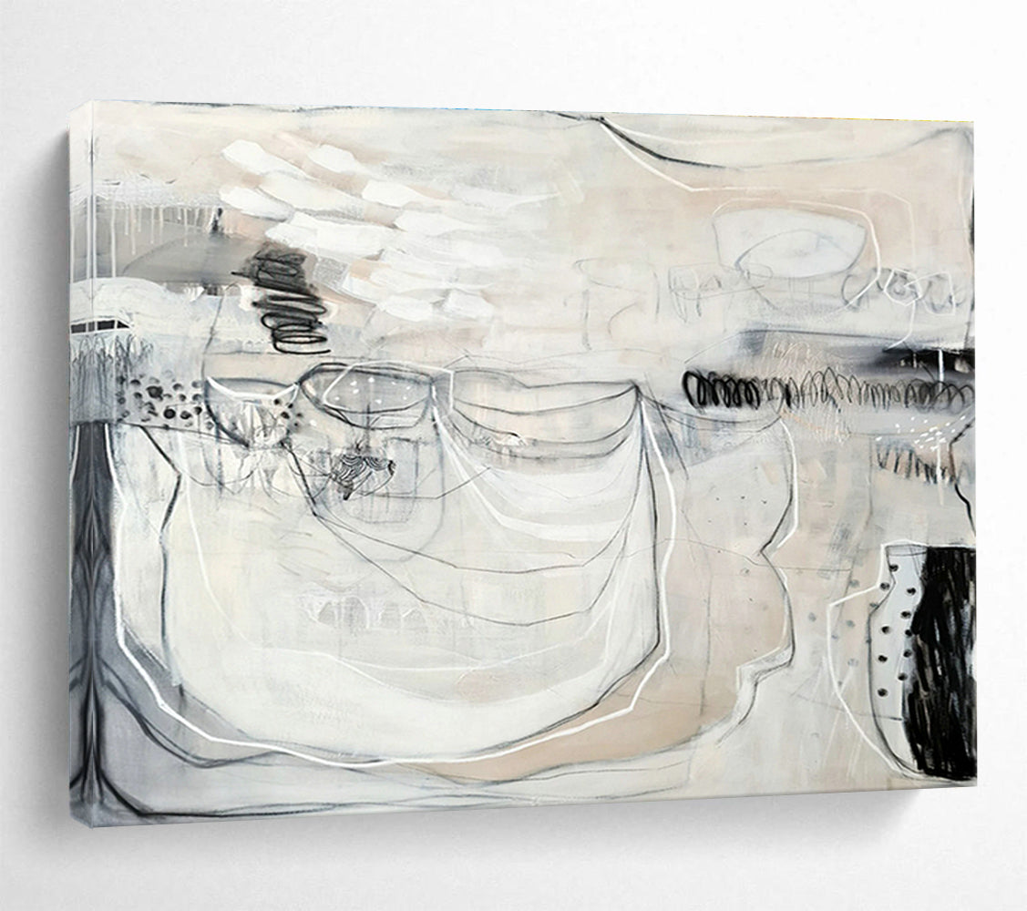 Tailored Large-Scale Abstract Hand Painting for Study