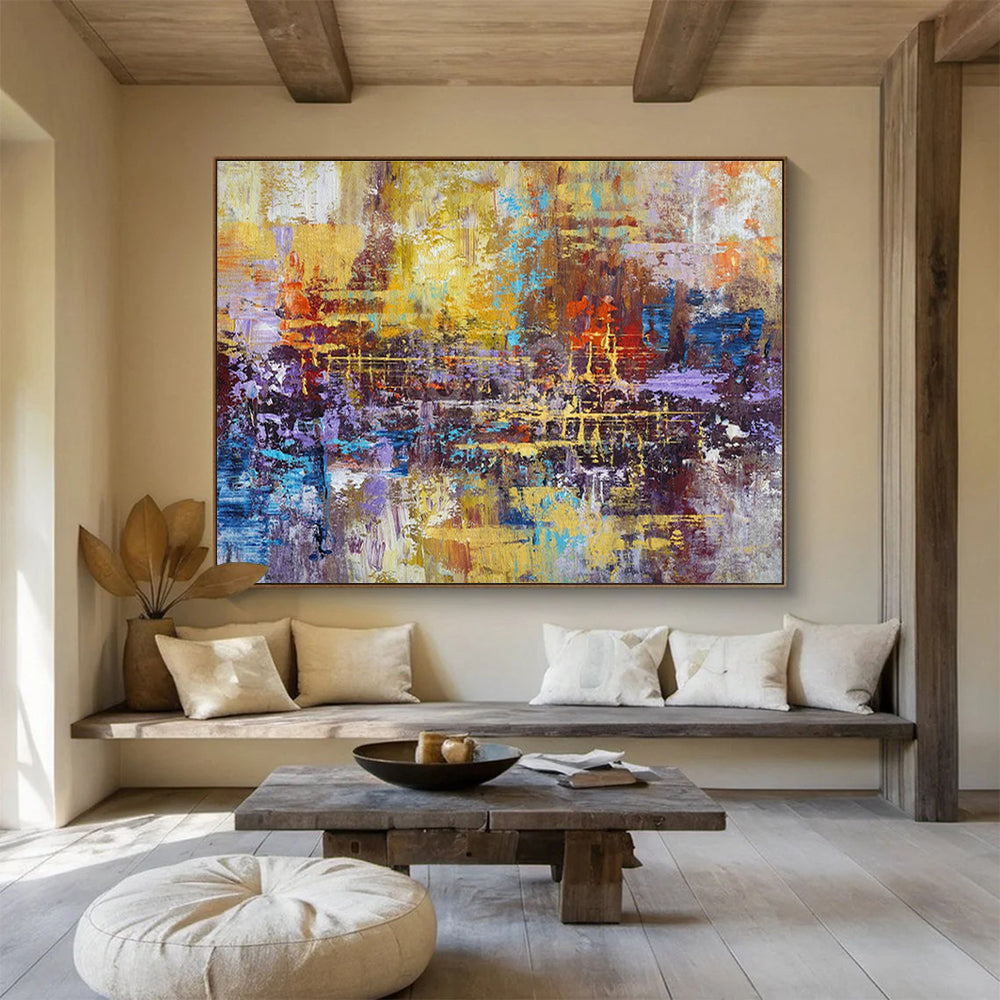 Custom-Made 3D Printing Factory Large Abstract Hand Painting DLZ2538