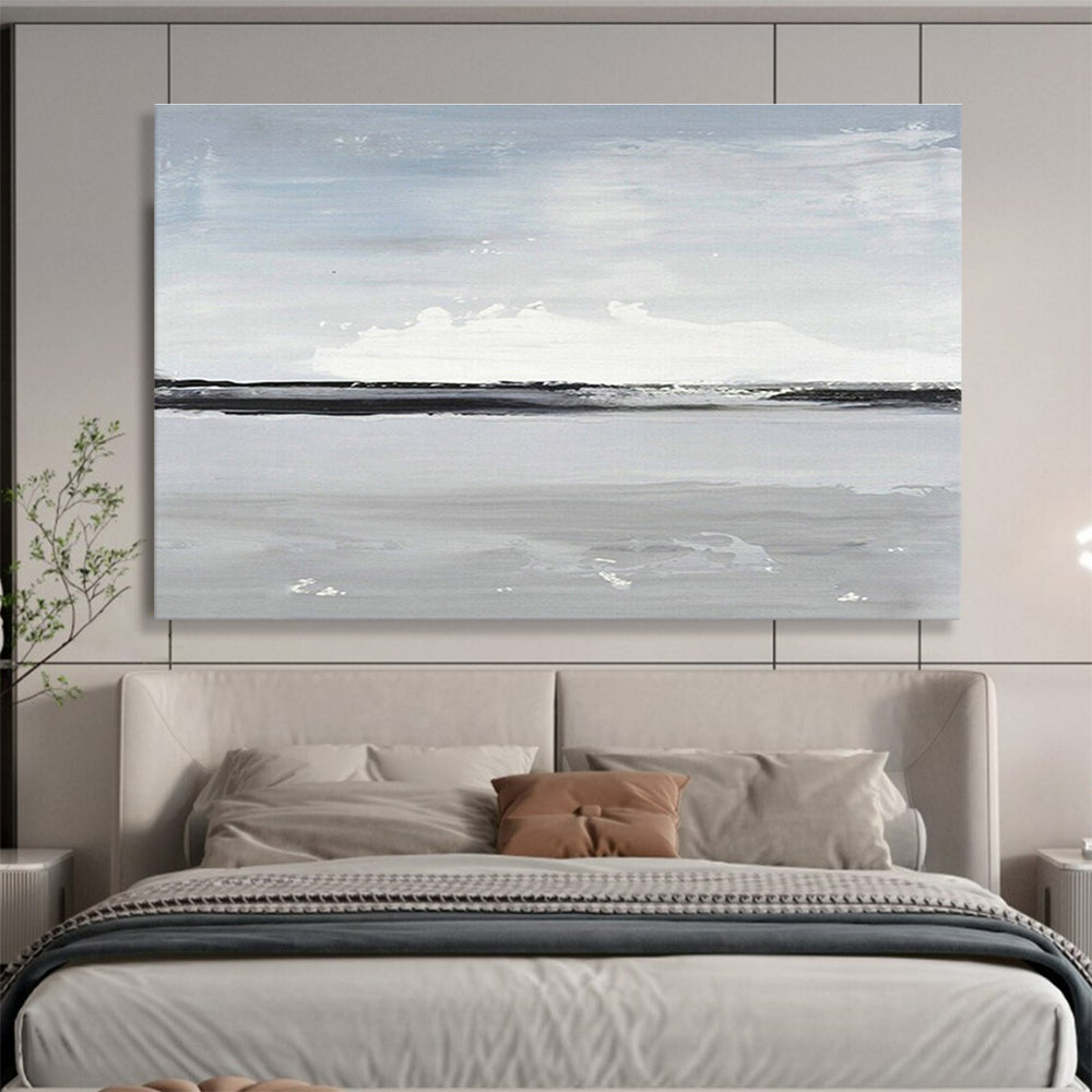 Customized Large-Scale Abstract Hand Painting for Water Treatment Facility Laboratory DLZ2821