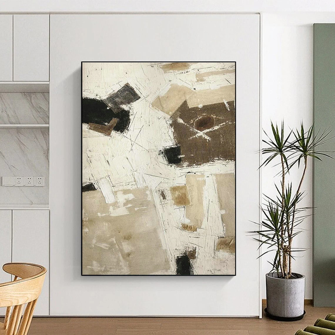 Immense Custom Hand-Painted Abstract Painting - Aromatic Inspiration for Perfume Laboratories  DLZ0210
