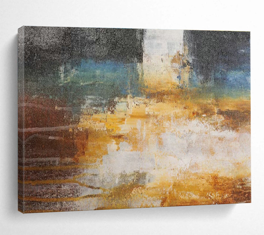 Morandi Tones Gradient Custom Triptych Hand-Painted Abstract Artwork for Bedroom Ambiance