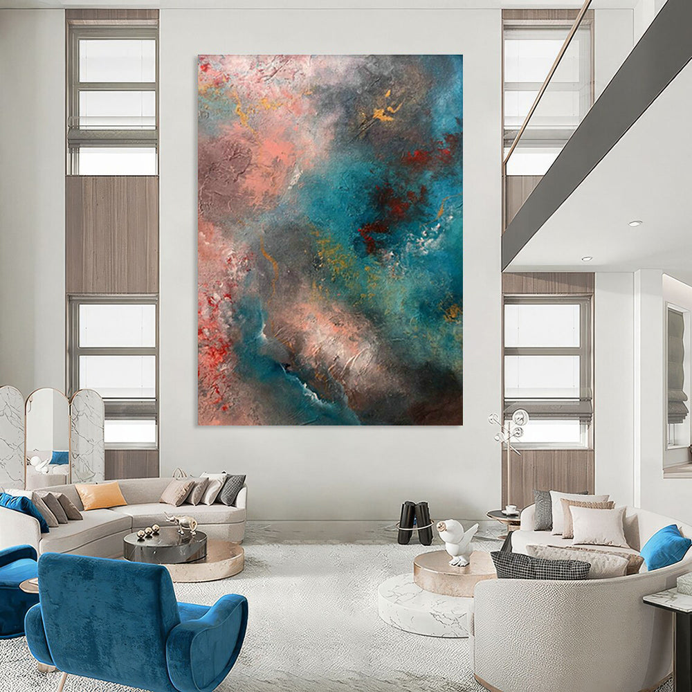 Huge Customizable Handmade Abstract Wall Art for Traditional Argentine Tango Dance Halls  DLZ0053
