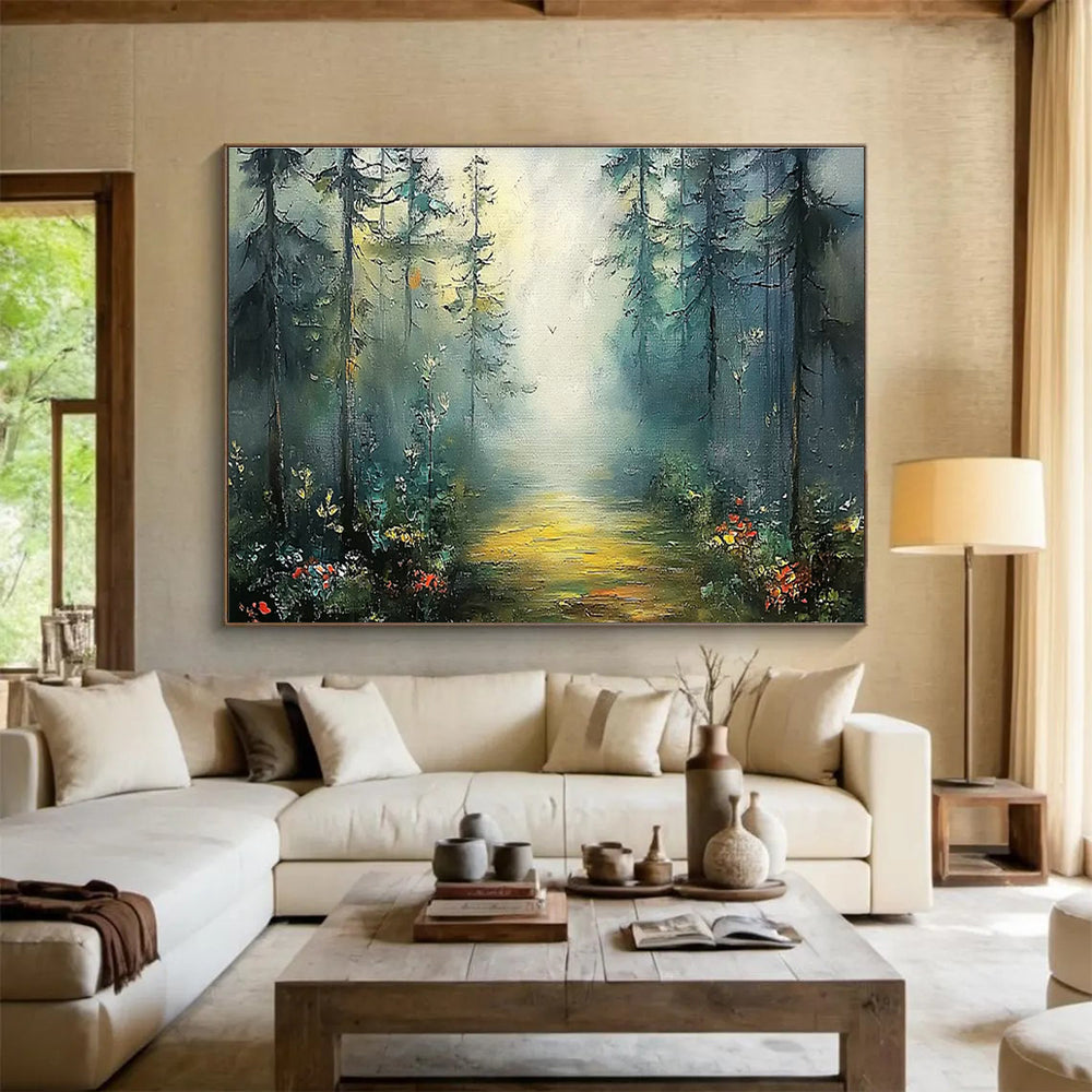 Big Customizable Handmade Abstract Wall Art for Commercial Galleries DLZ3255