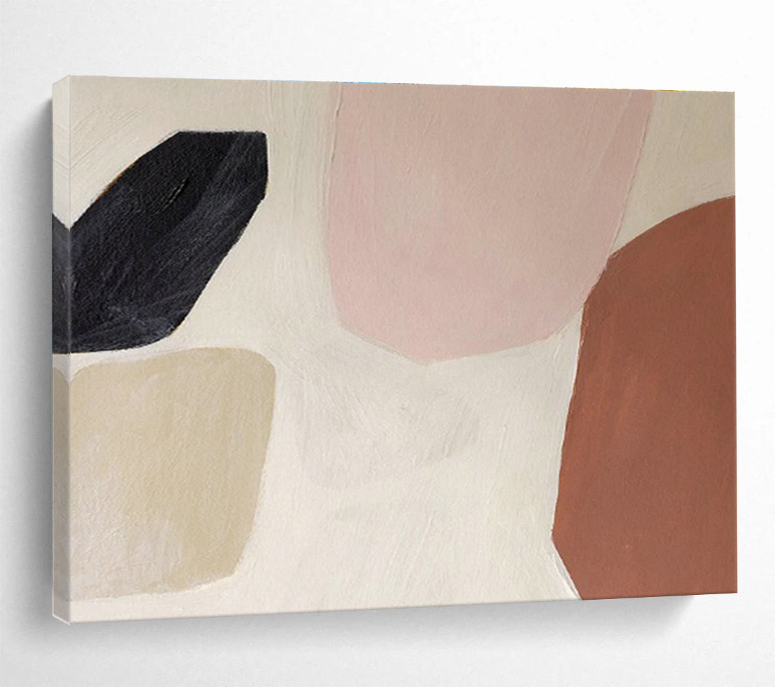 Large Custom Abstract Hand-Painted Art for Solar-Powered Desalination Plant Atrium DLZ2962