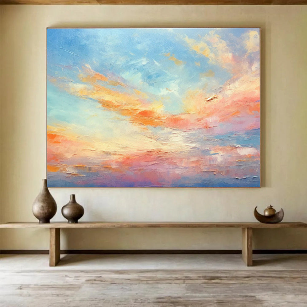 Custom-Made Aquarium Large Abstract Hand Painting