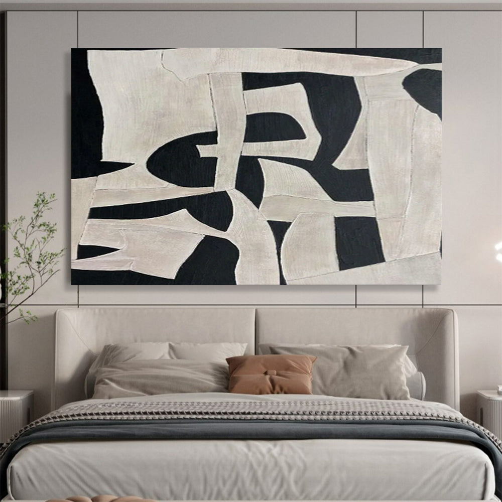 Custom-Made Shopping Center Oversized Abstract Hand Painting