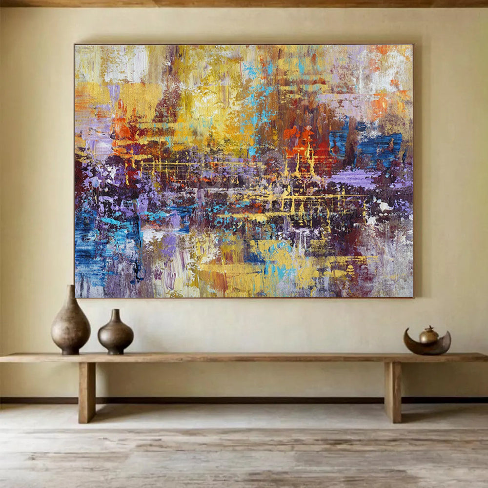 Custom-Made 3D Printing Factory Large Abstract Hand Painting DLZ2538