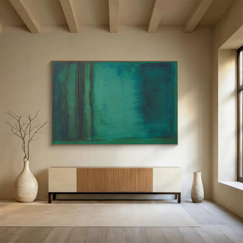Large-Size Custom Abstract Hand Painting for Urban Rooftop Beekeeping Cooperative Office DLZ2999