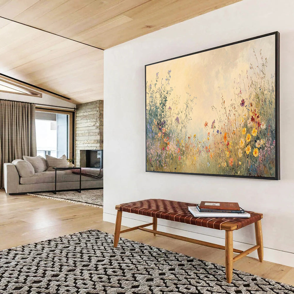 Large Custom Abstract Hand-Painted Art for Underwater Cultural Heritage Digital Archiving and Preservation Center DLZ3077
