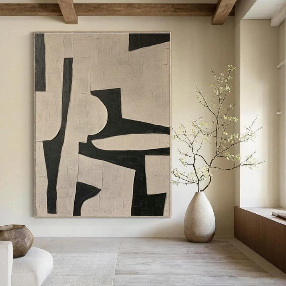 Immense Custom Hand-Painted Abstract Painting - Enchanting Addition to Botanical Gardens’ Visitor Centers  DLZ0180