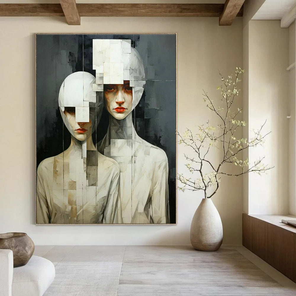 Titanic Custom Hand-Painted Abstract Painting - Medieval Splendor for Castle Banquet Halls  DLZ0330