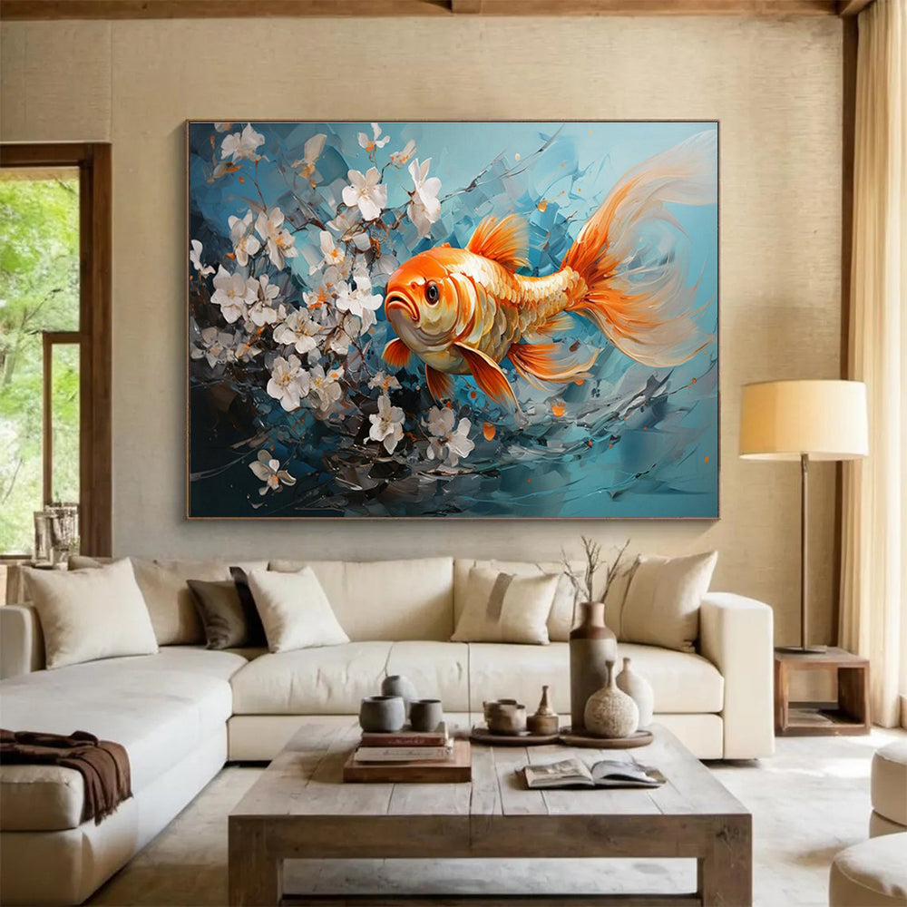 Large Custom Abstract Hand-Painted Art for Urban Vertical Farming Crop Pest Resistance Gene Editing Institute DLZ3148