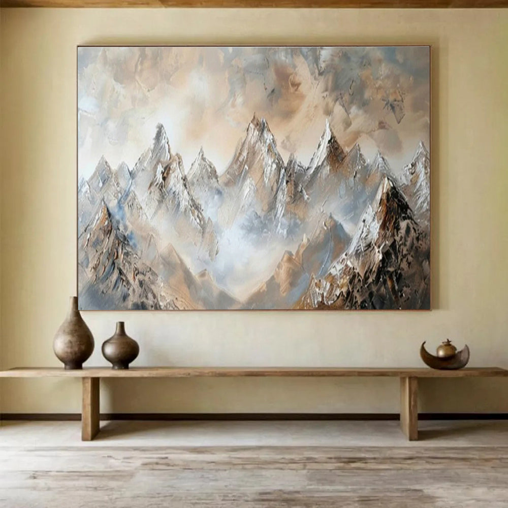 Oversized Custom Hand-Painted Abstract Art for Virtual Reality Content Creation Studio DLZ2850