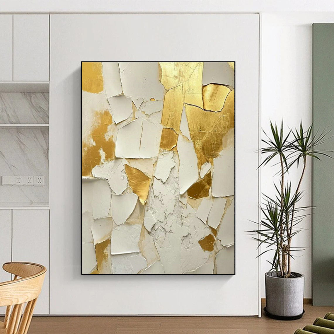 Colossal Custom Hand-Painted Abstract Canvas - Cosmic Wonders for Planetarium Domes  DLZ0328
