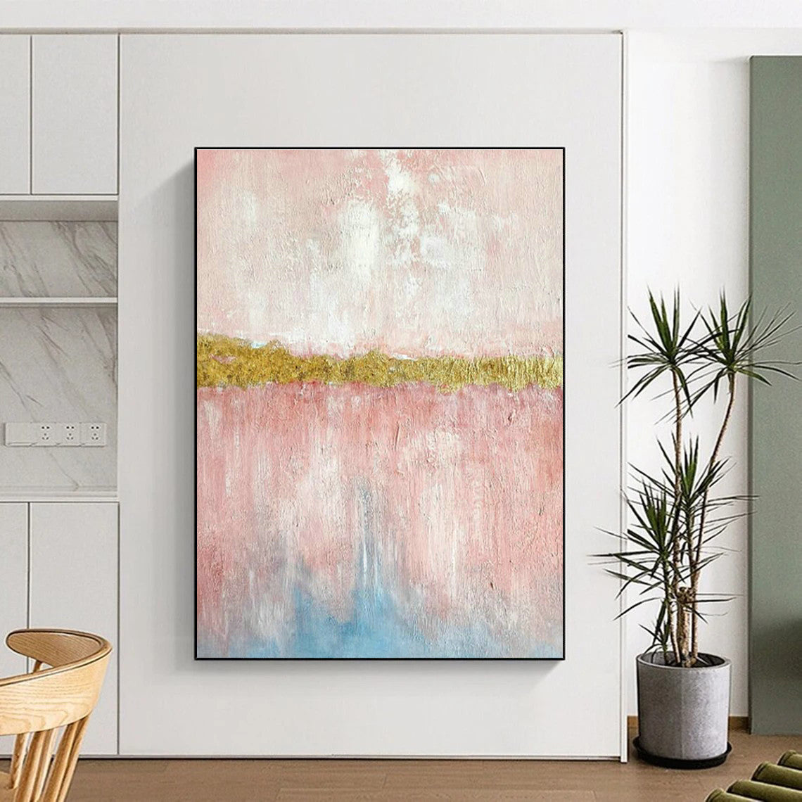 Titanic Custom Hand-Painted Abstract Painting - Steampunk Fantasy for Vintage Airship Museums  DLZ0300