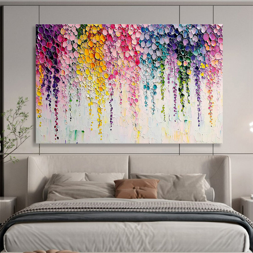 Extra Large Custom Hand-Painted Abstract Art for Sports Team Locker Rooms DLZ3289