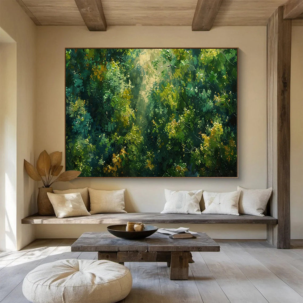 Customized Large-Scale Abstract Hand Painting for Urban Pollinator Insect Habitat Microclimate Research Center DLZ3195