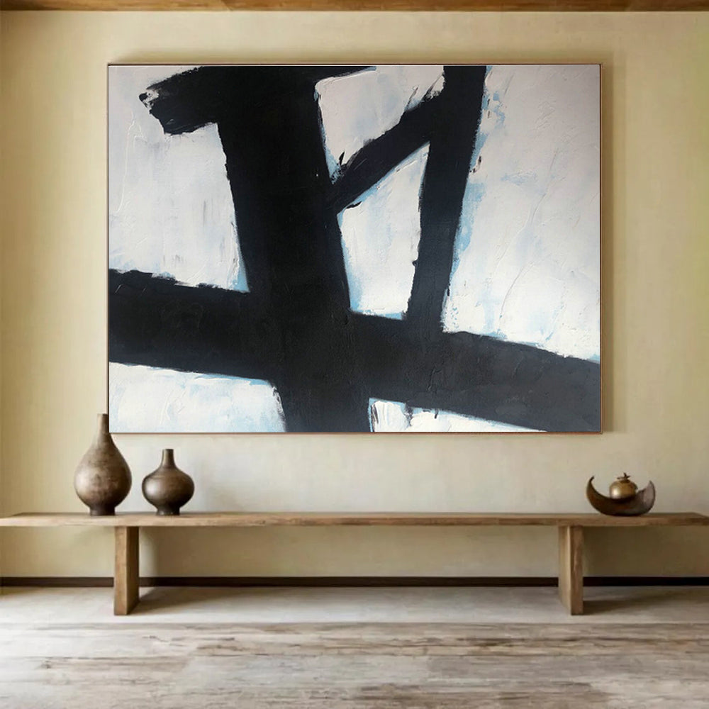 Tailored High-Altitude Weather Observatory Giant Abstract Hand Painting DLZ2565