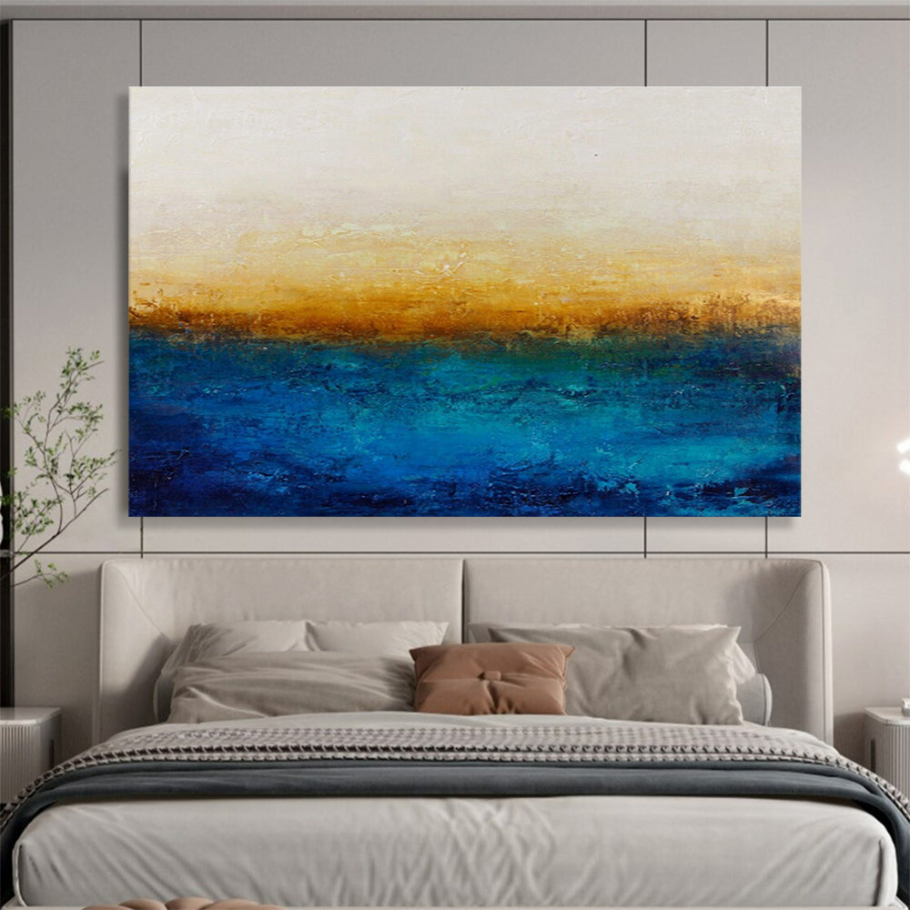 Large Geometric Abstract Canvas - Made to Order Oil on Linen for Office Decor